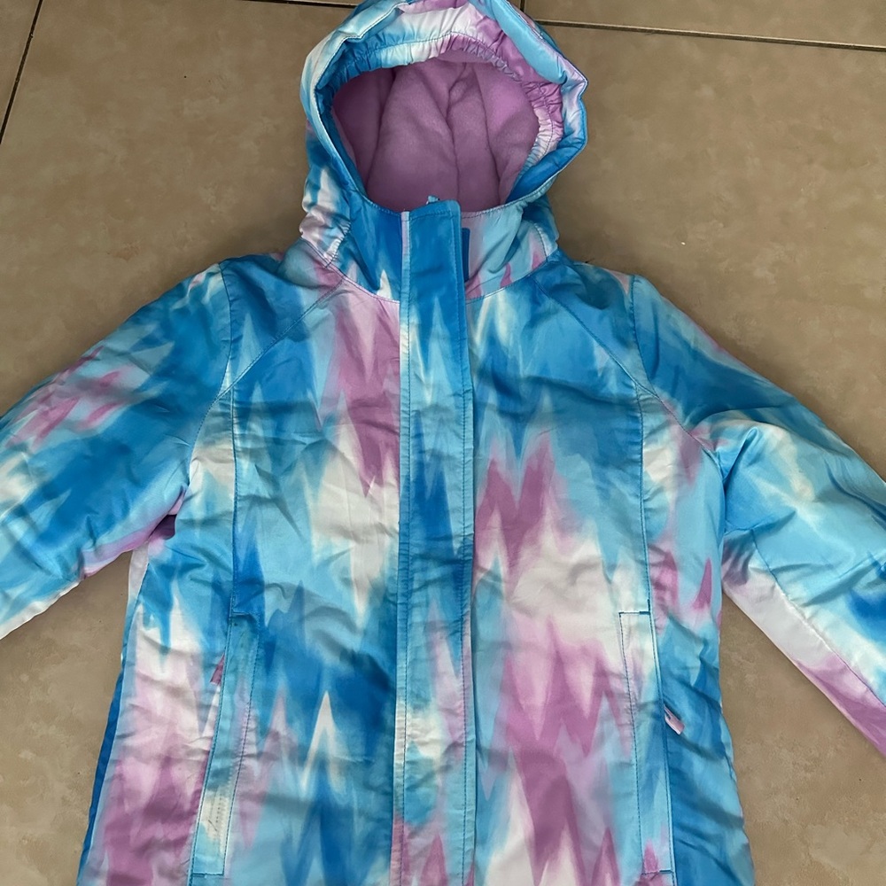The Children's Place Blue and Pink Puffer Jacket